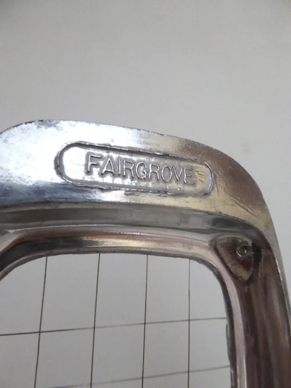 VINTAGE HAND HELD FRENCH FRY CUTTER FAIRGROVE BRAND METAL WIRE